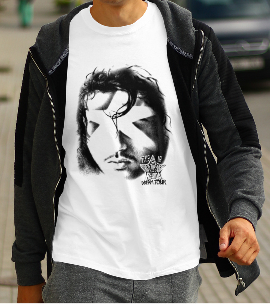 Fuerza Regida Star Face Black T-Shirt