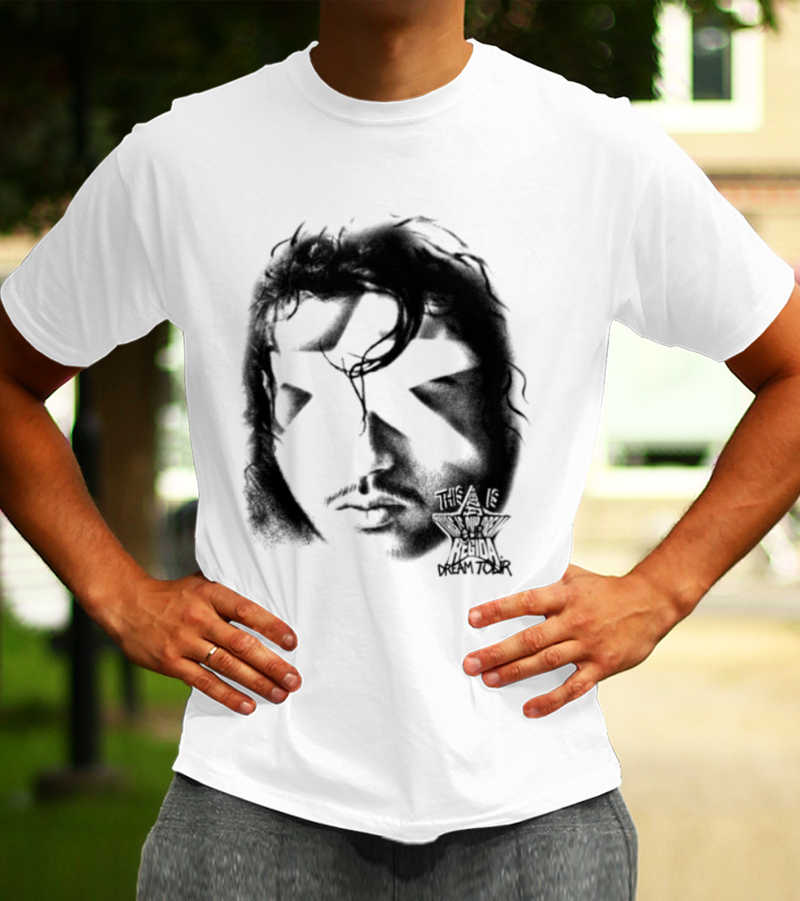 Fuerza Regida Star Face Black T-Shirt