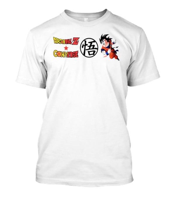 Dragon Ball Z Goku Converse Kanji Orange T-Shirt