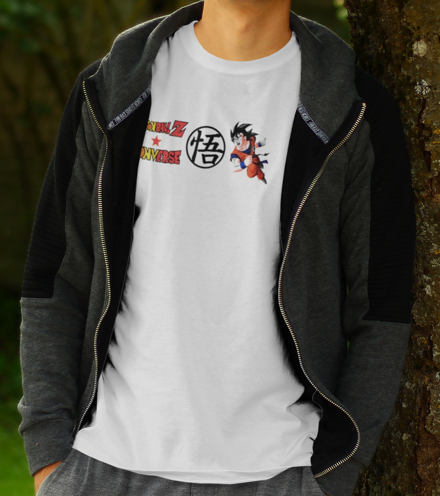 Dragon Ball Z Goku Converse Kanji Orange T-Shirt