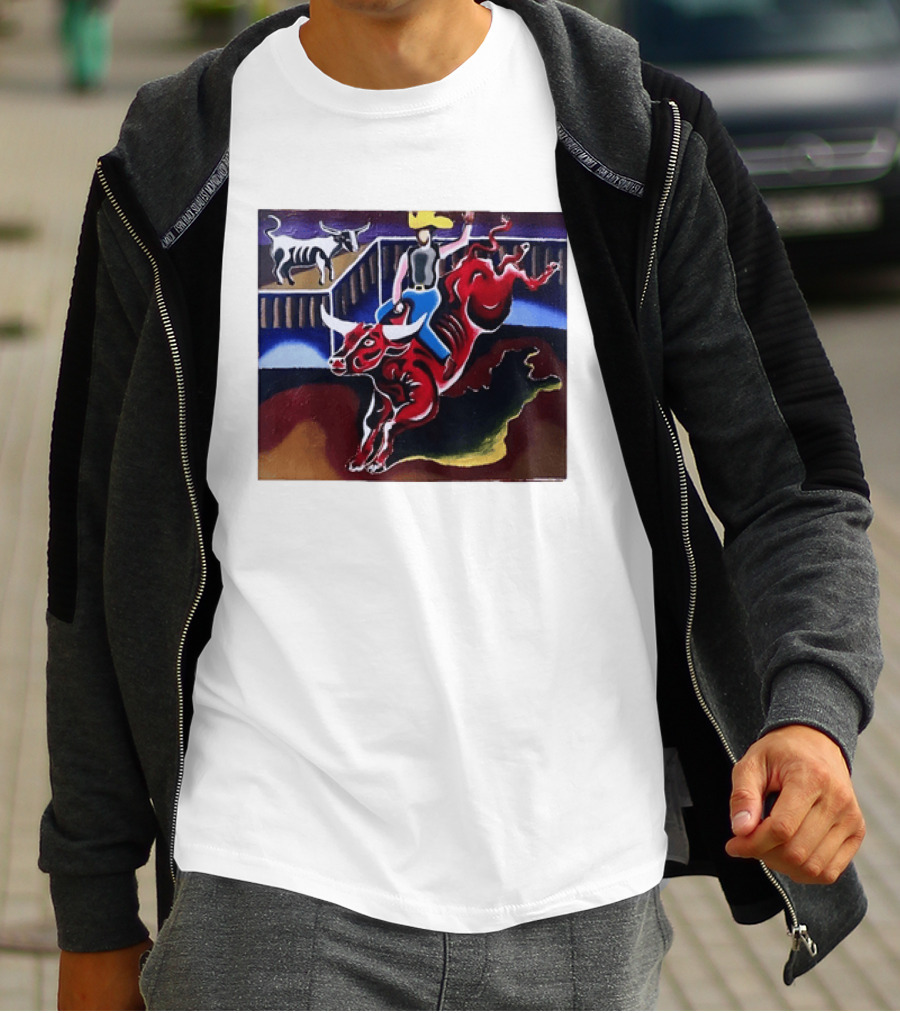 I Went To A Rodeo And All I Got Was A Shitty Rage Former Cowboy Bull Riding Rodeo T-Shirt