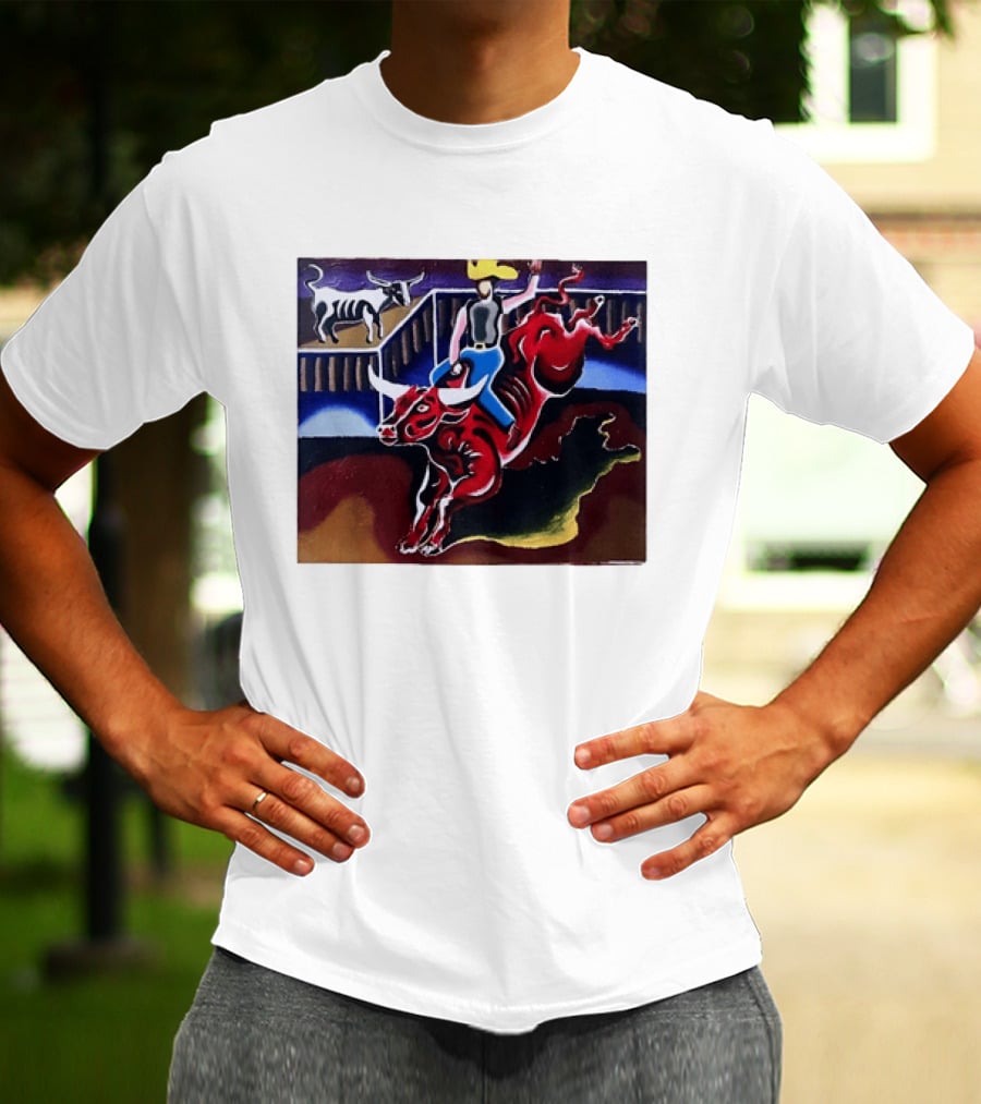 I Went To A Rodeo And All I Got Was A Shitty Rage Former Cowboy Bull Riding Rodeo T-Shirt