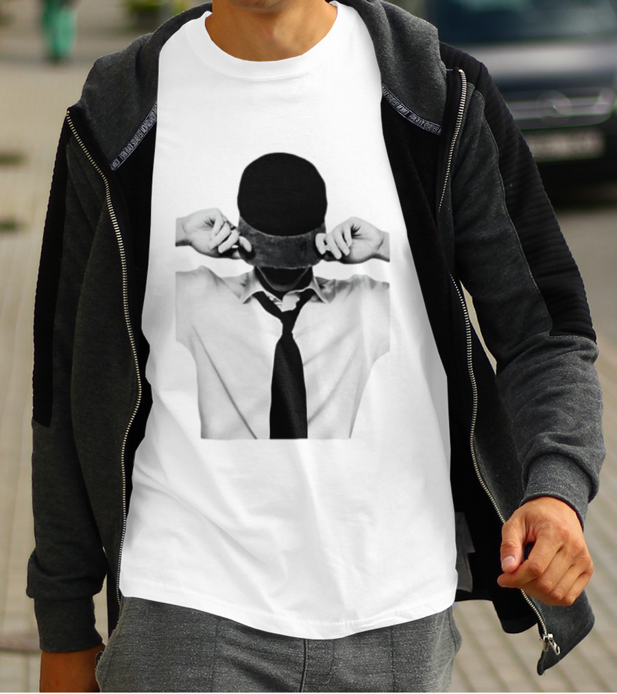 Jungkook BTS Black And White Cap And Tie T-Shirt