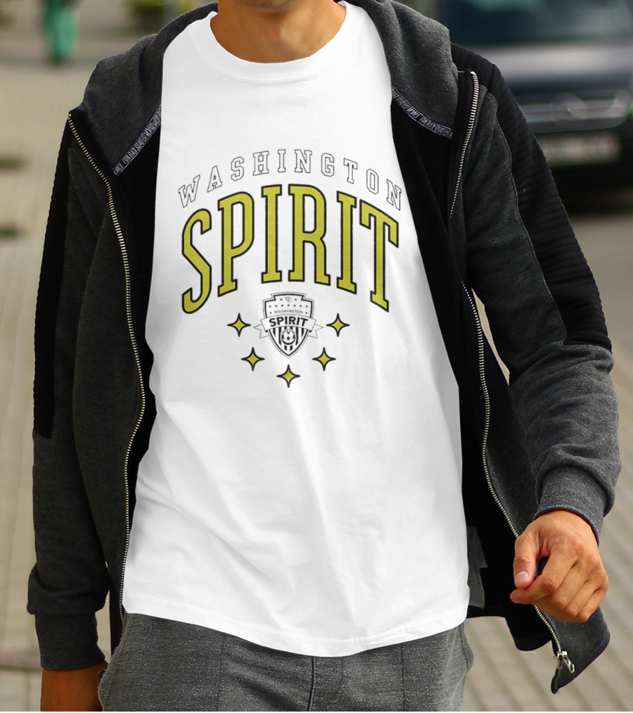 Washington Spirit Varsity Crest Stars Soccer T-Shirt