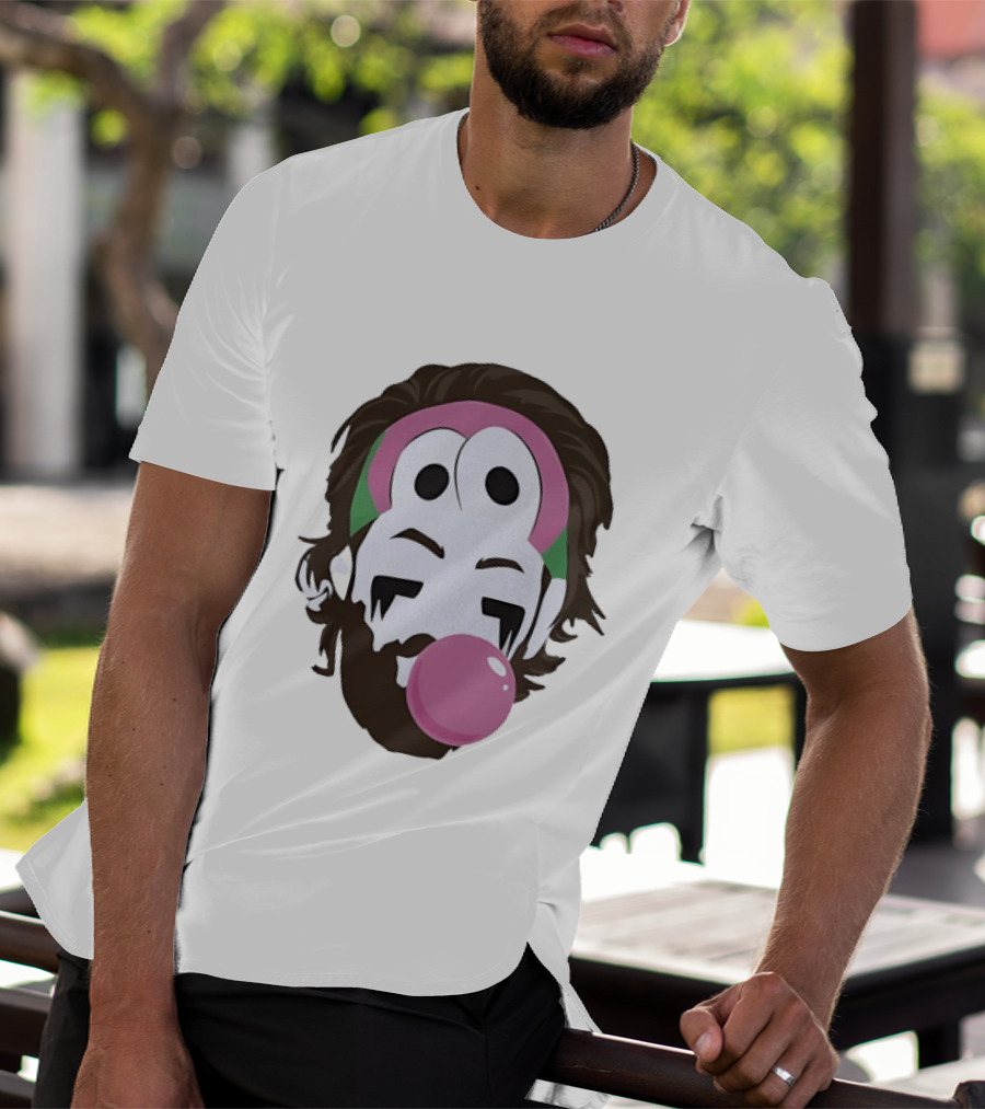 Keanu Reeves Bubblegum Pop Art Cartoon T-Shirt