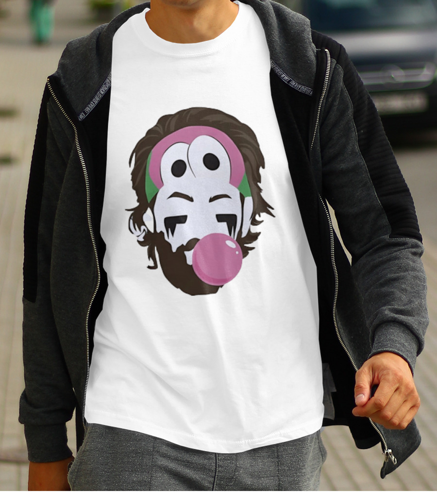 Keanu Reeves Bubblegum Pop Art Cartoon T-Shirt
