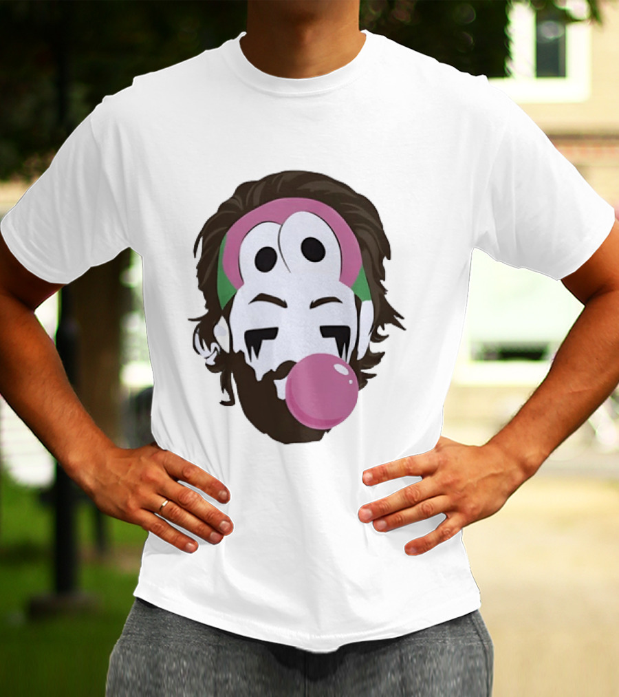 Keanu Reeves Bubblegum Pop Art Cartoon T-Shirt