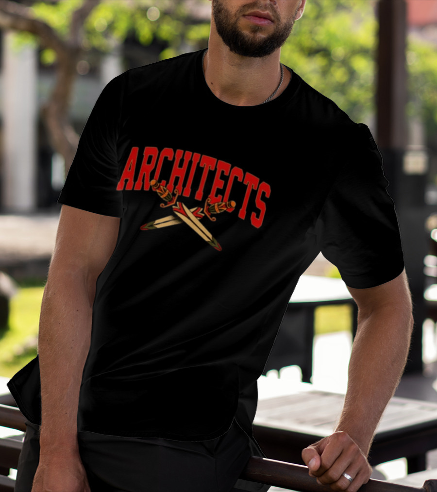 Architects Tiger Knife Black T-Shirt