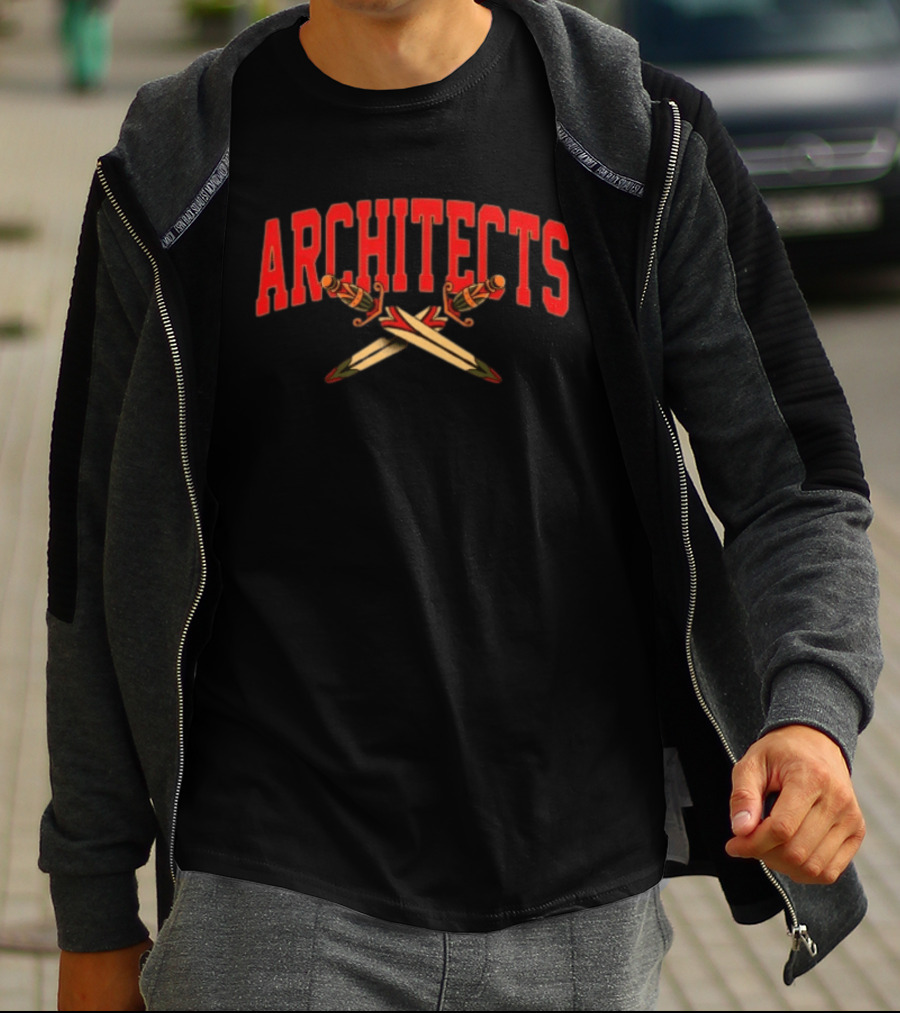 Architects Tiger Knife Black T-Shirt