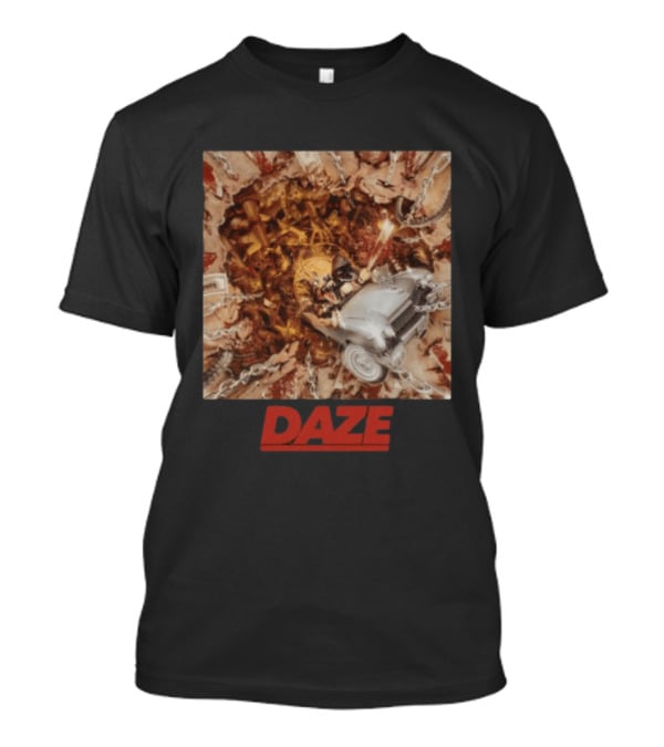 Daze Store Pain Of Truth Shaka Chains And Skeleton Car Rider T-Shirt