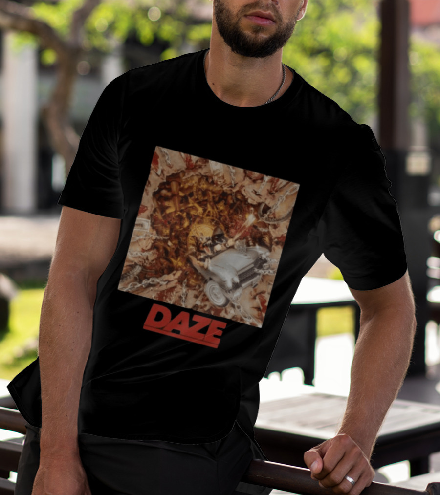 Daze Store Pain Of Truth Shaka Chains And Skeleton Car Rider T-Shirt