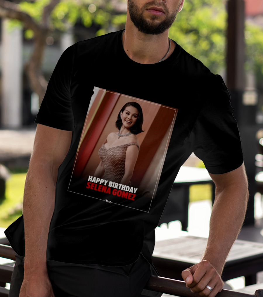 Happy Birthday Selena Gomez TMZ Celebration Event T-Shirt