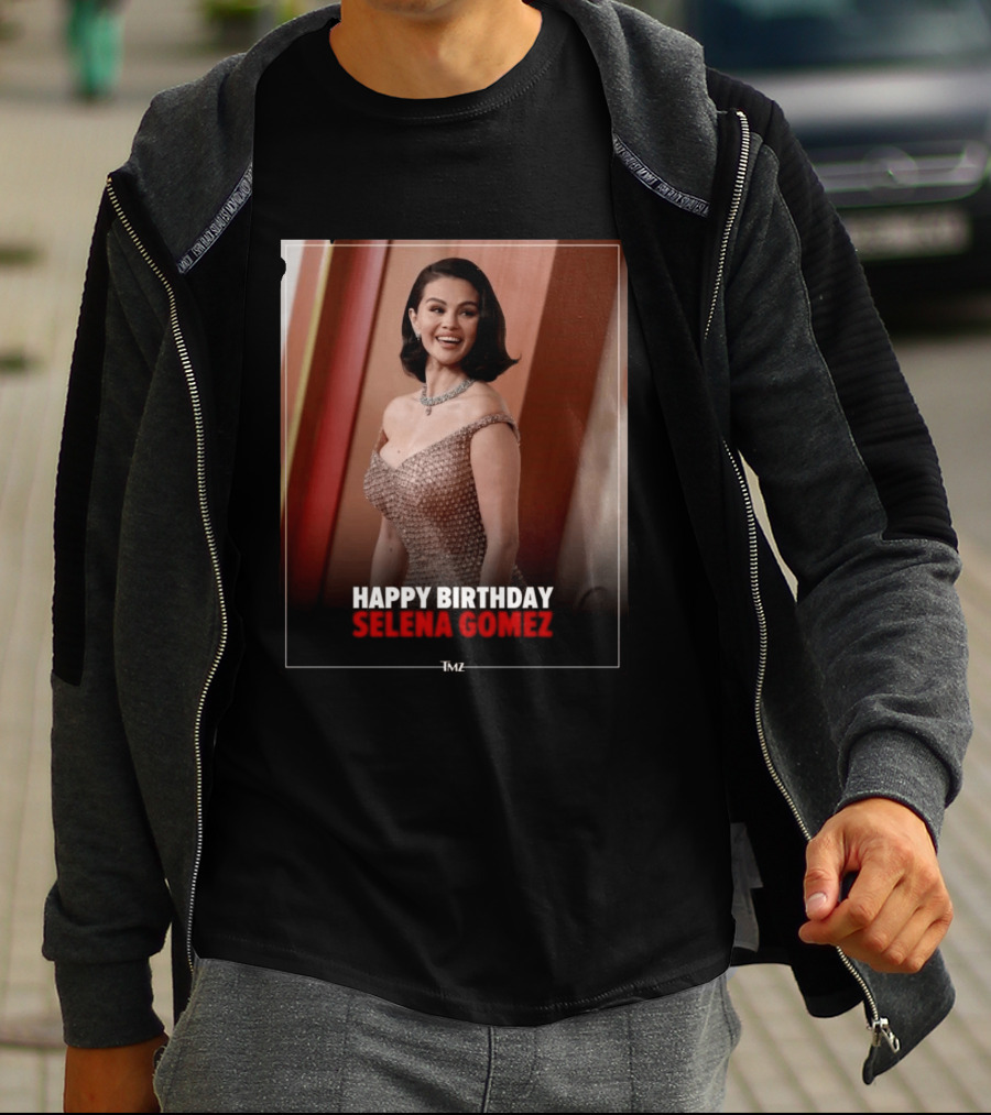Happy Birthday Selena Gomez TMZ Celebration Event T-Shirt