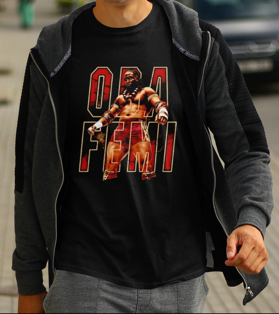 Oba Femi WWE NXT Wrestling Superstar Power Presence T-Shirt