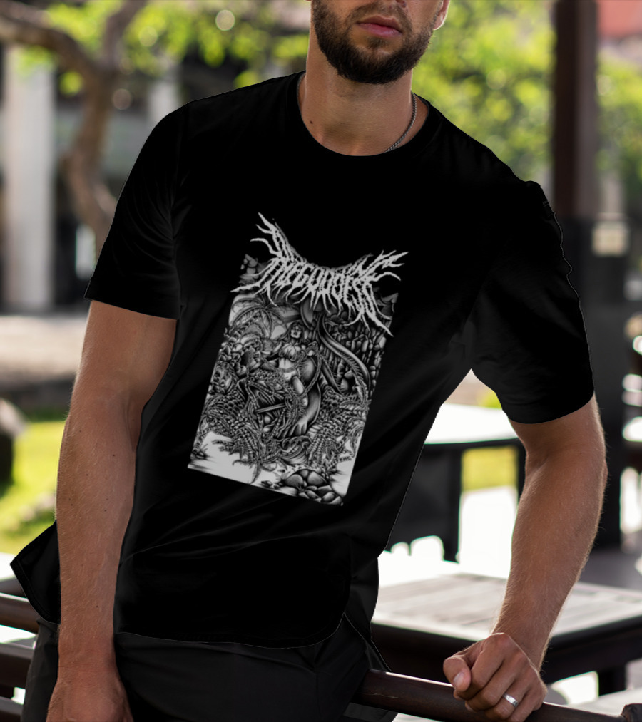 Impericon Store Disfiguring The Goddess Galapagos Metal Art Reptile Island T-Shirt