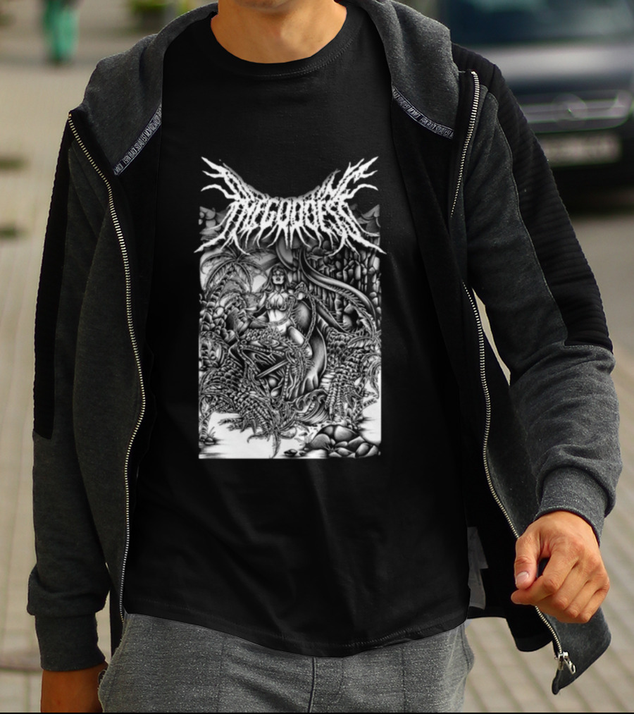 Impericon Store Disfiguring The Goddess Galapagos Metal Art Reptile Island T-Shirt