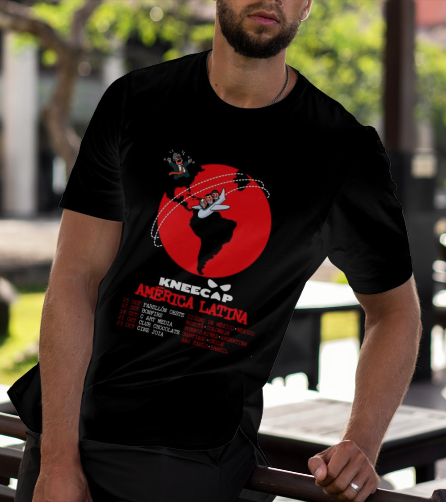 Kneecap America Latina Clowns Plane Adventure T-Shirt
