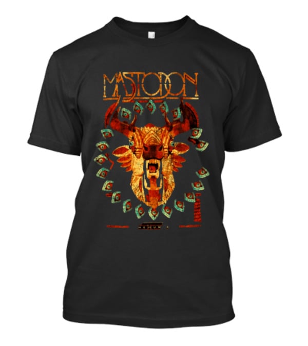 Mastodon Special Bull Skull With Floating Eyes T-Shirt