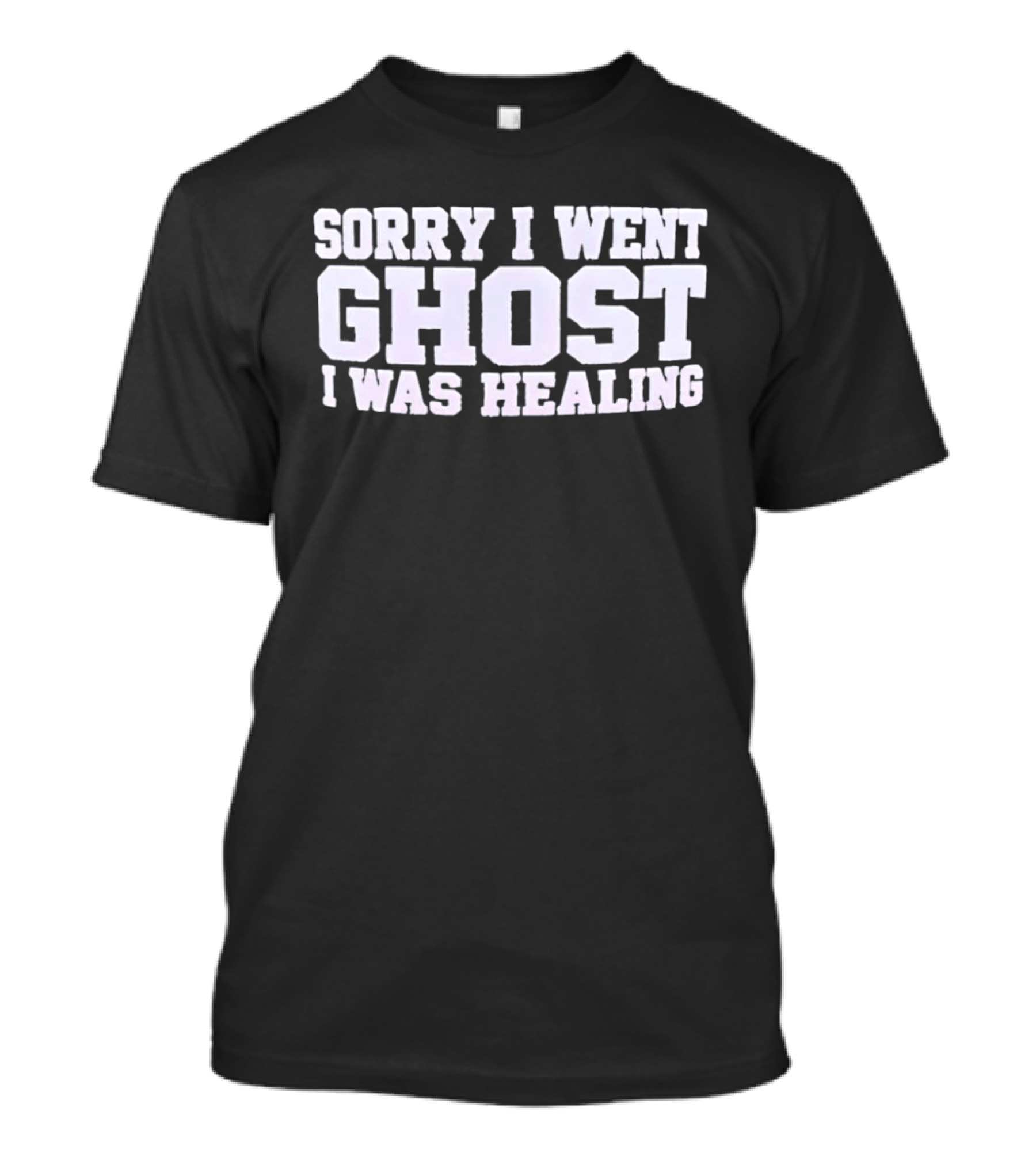 Sorry I Went Ghost I Was Healing Ghosting Recuperation Phrase T-Shirt