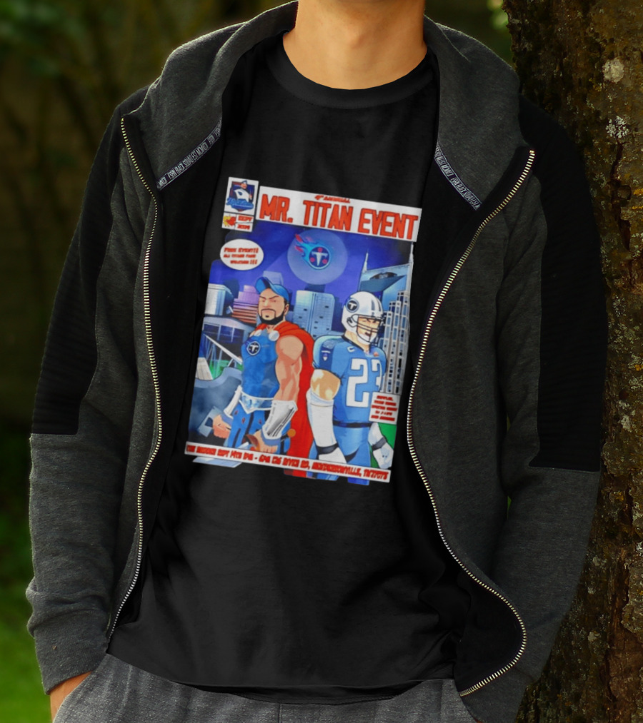 6th Annual Mr. Titan Event Sept 14 One 125 River Rd Hendersonville Tennessee T-Shirt