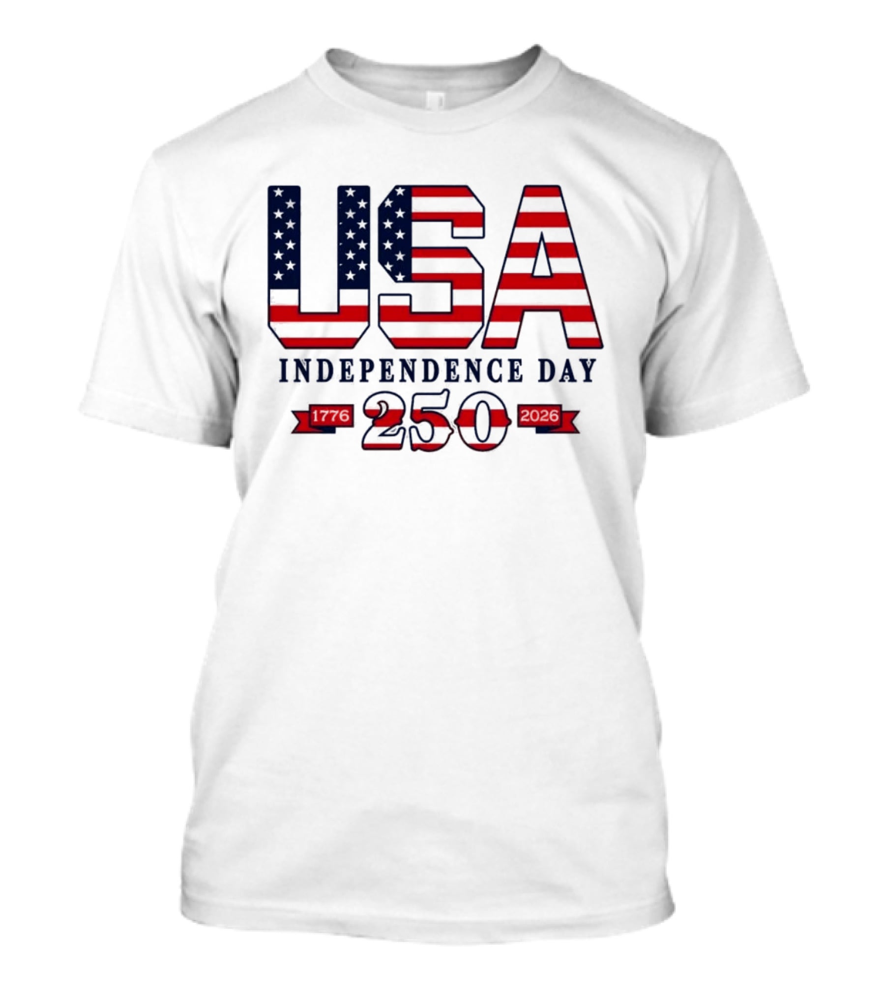 USA Independence Day 250 Made In America 1776 2026 T-Shirt