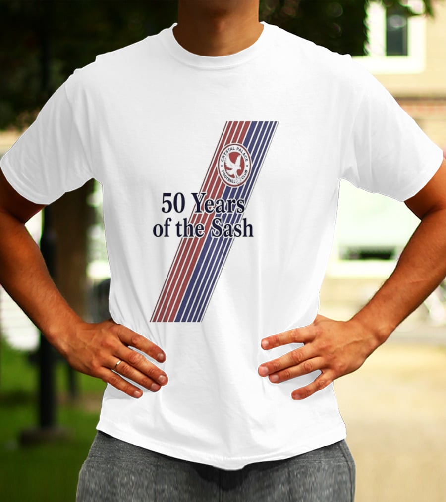 Crystal Palace 50 Years Of The Sash Anniversary Celebration T-Shirt