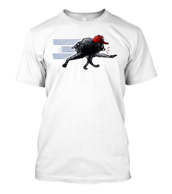 Toronto Blue Jays Baseball Raccoon Wearing Red Cap MLB T-Shirt