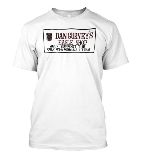 Dan Gurney's Eagle Shop Support Only USA Formula 1 Team T-Shirt