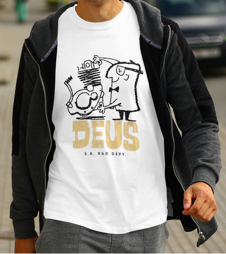 Deus SR R&D Dept Mechanic Motorcycle T-Shirt