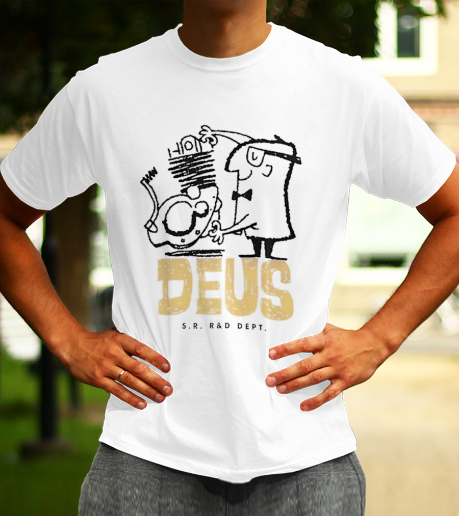 Deus SR R&D Dept Mechanic Motorcycle T-Shirt