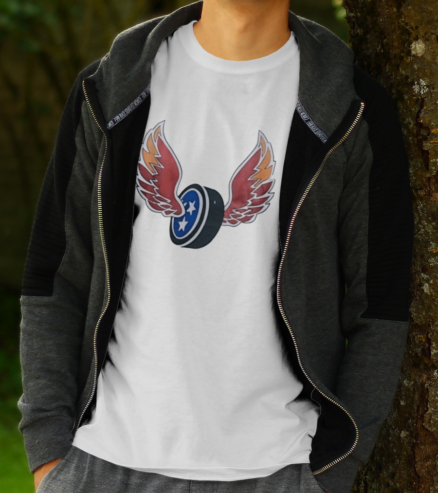Tennessee Winged Puck Stars Hockey T-Shirt