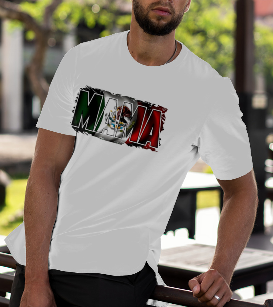Mama Mexico Mexican Flag National Pride T-Shirt