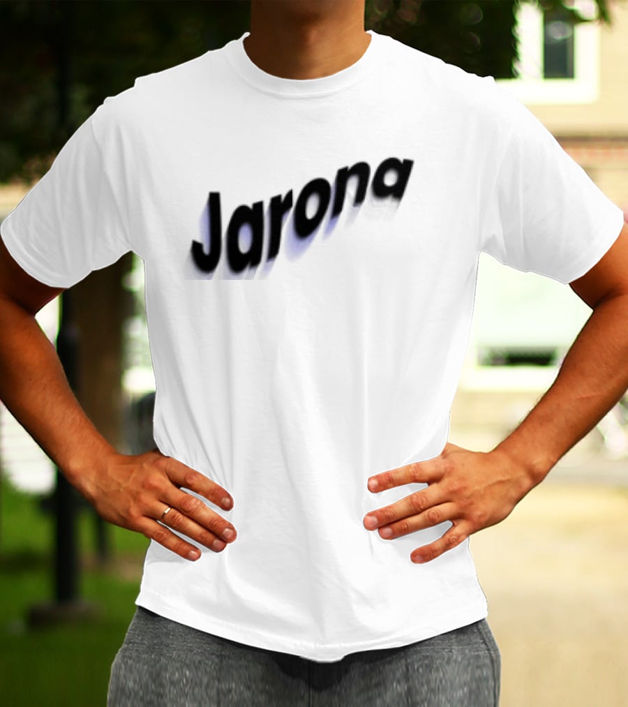 Jarona Paperboxmart Store Blue Black Gradient T-Shirt