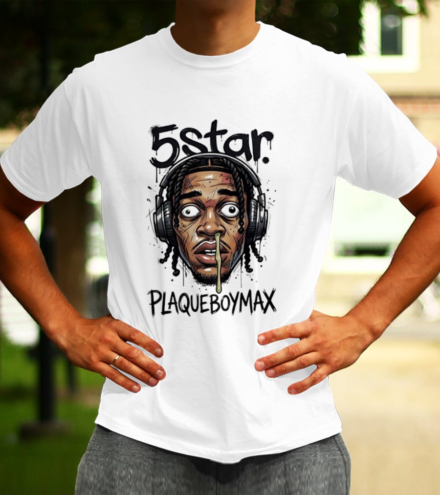 Plaqueboymax 5 Star Twitch Streamer T-Shirt