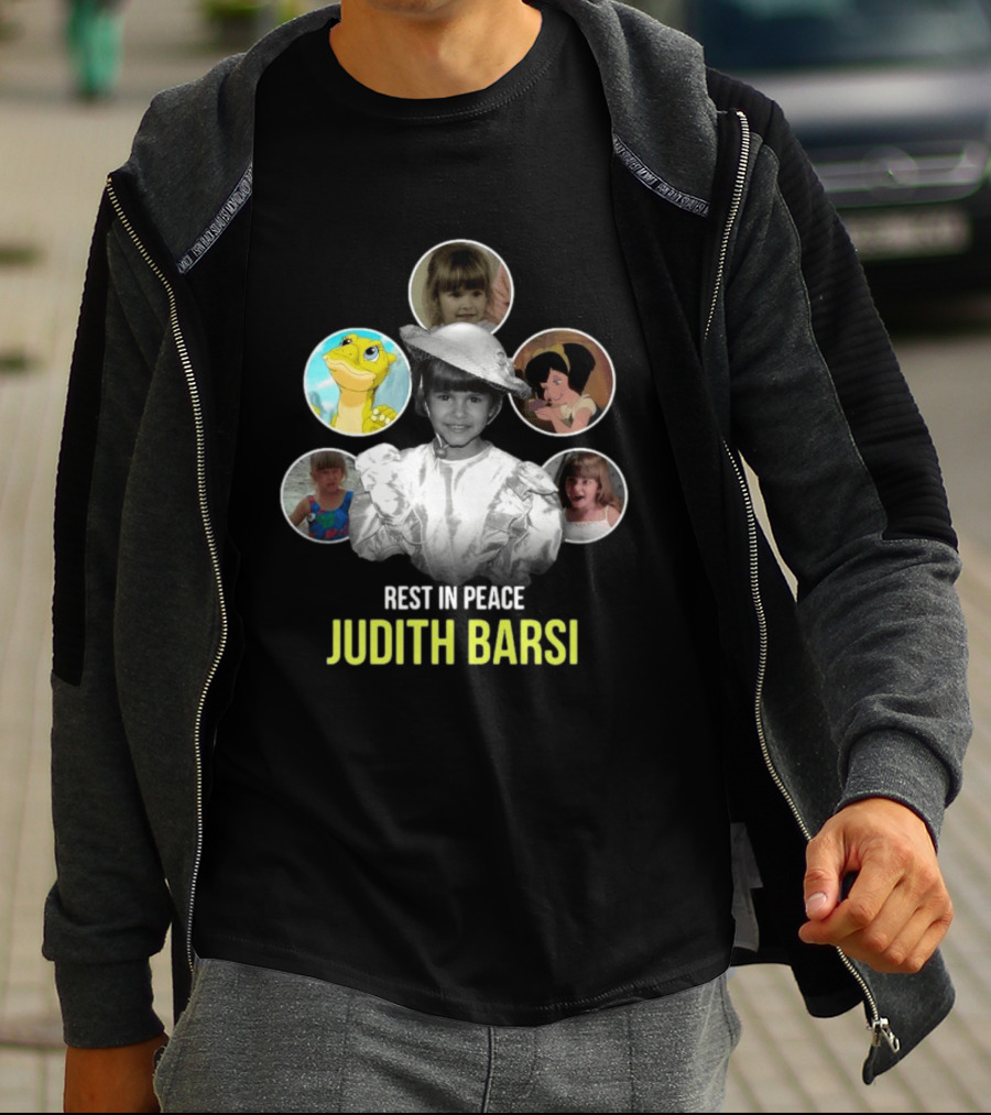 Rest In Peace Judith Barsi Tribute With Memorable Childhood Images T-Shirt