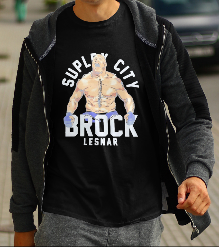 Brock Lesnar Suplex City The Beast Incarnate WWE Wrestling T-Shirt