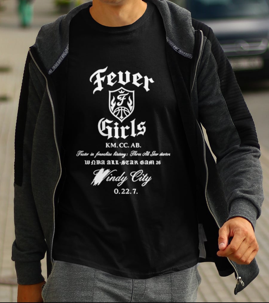 Fever Girls Windy City KM CC AB WNRA All Star Game 26 0.22.7 T-Shirt