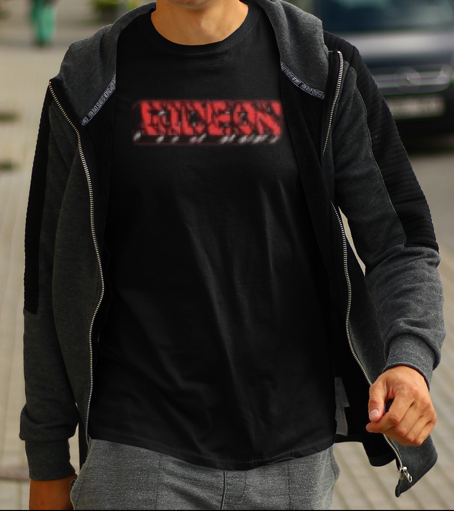 Gideonal Store Til The Wheels Fall Off Red Block With Black T-Shirt