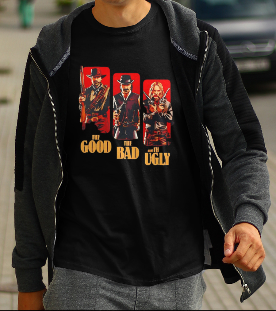 Red Dead Redemption Western Outlaws The Good The Bad The Ugly T-Shirt