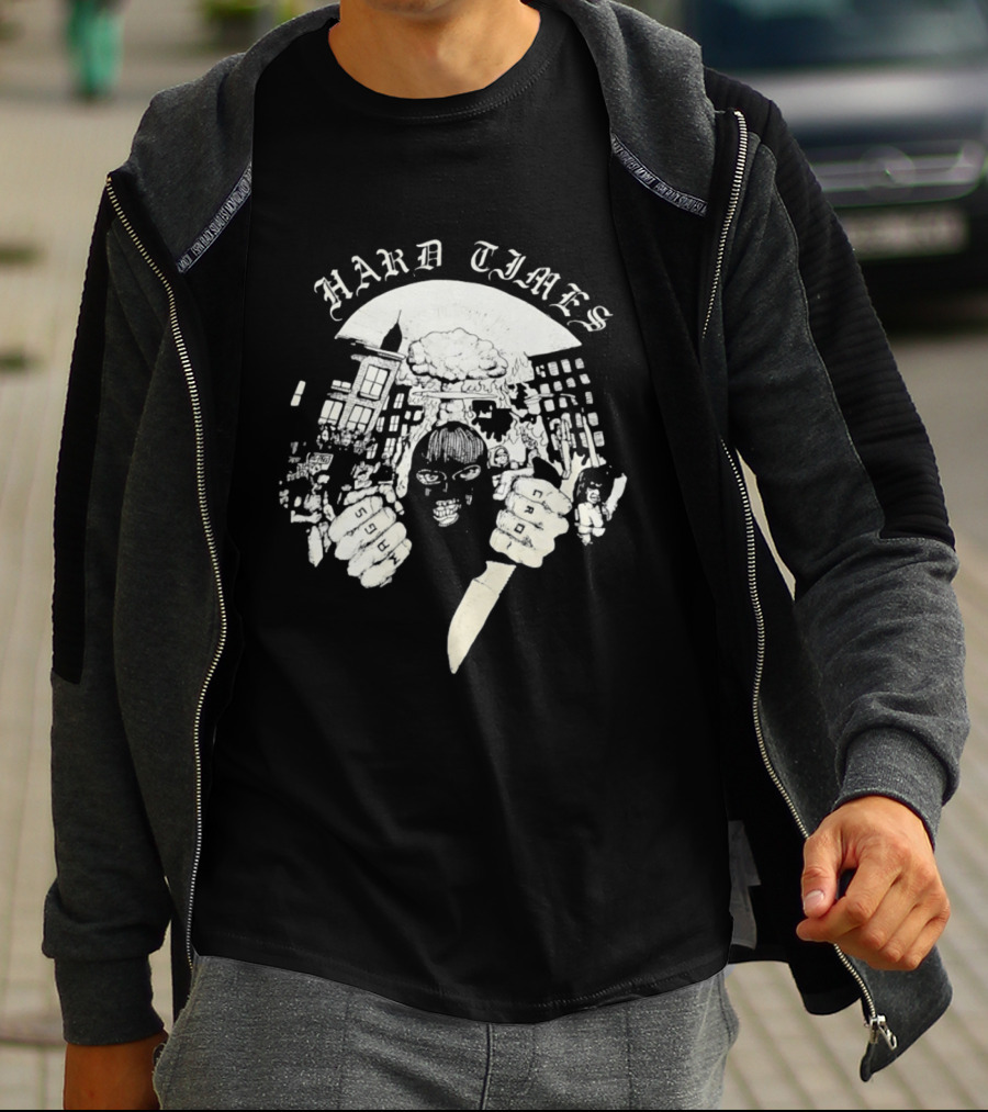 Hard Times Swags Cro Urban Masked Knife Figure Streetwear T-Shirt