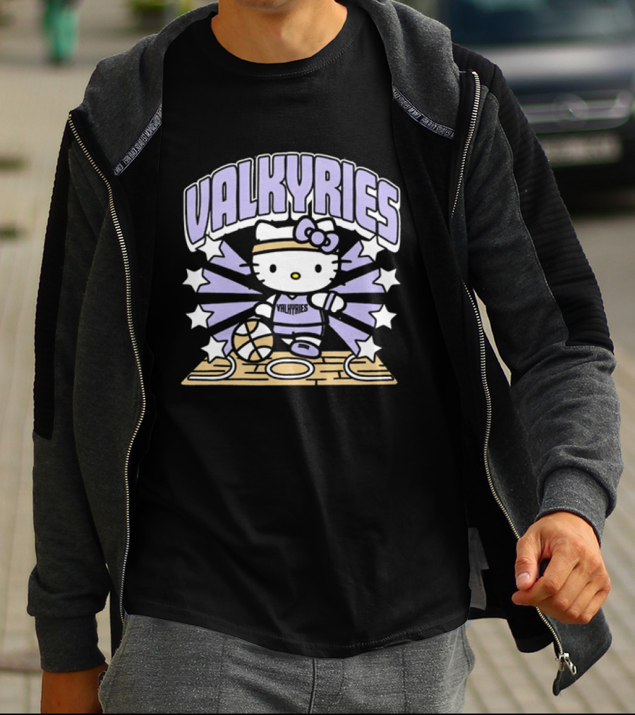 Hello Kitty Valkyries Basketball T-Shirt