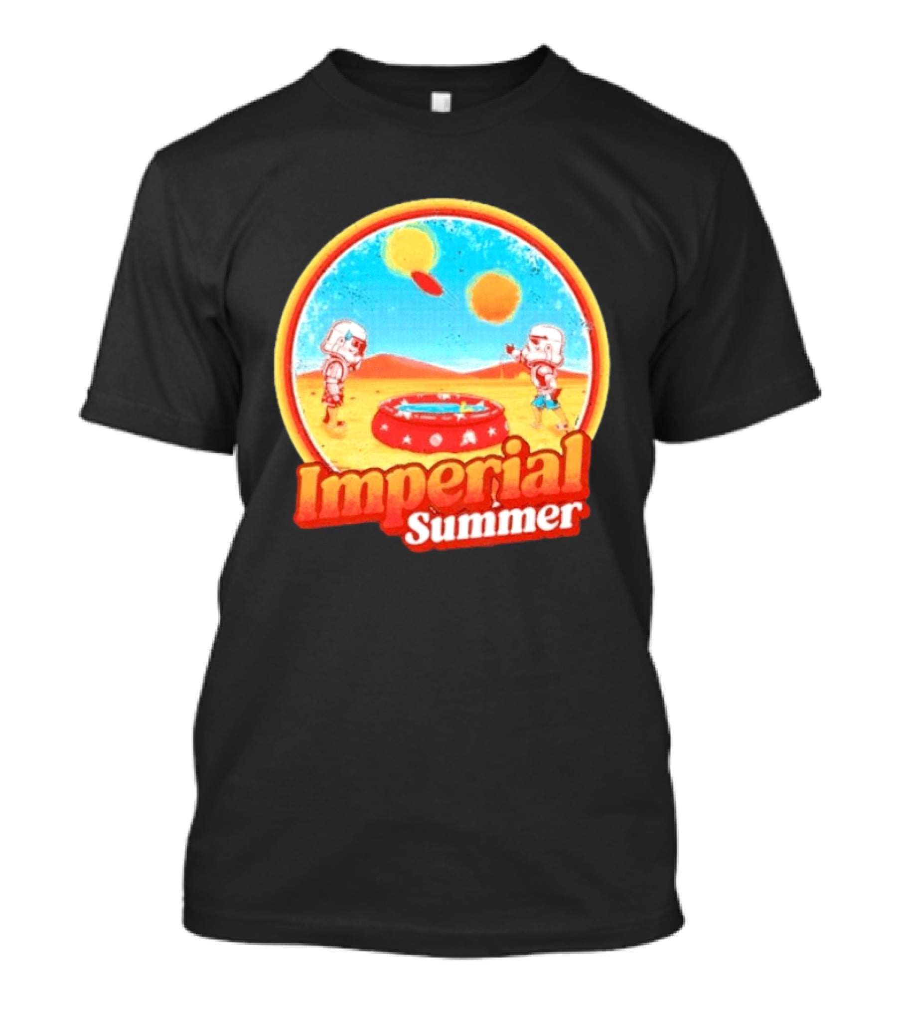 Summer Fun Star Wars Stormtrooper Imperial Beach Scene T-Shirt
