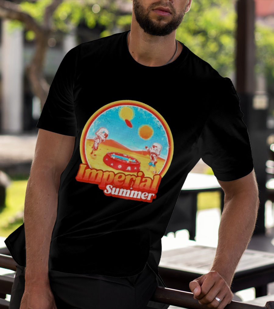 Summer Fun Star Wars Stormtrooper Imperial Beach Scene T-Shirt