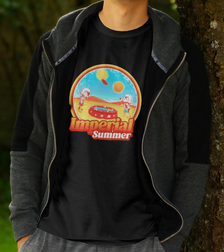Summer Fun Star Wars Stormtrooper Imperial Beach Scene T-Shirt