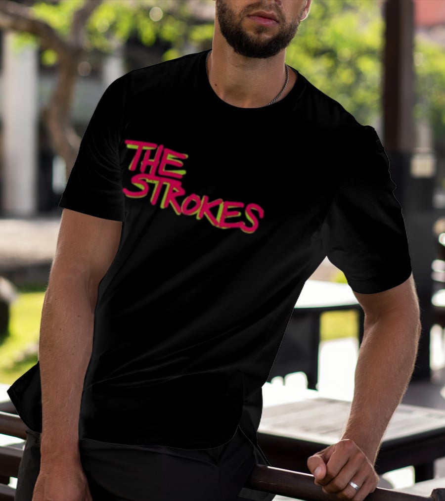 The Strokes Store Neon Shadow T-Shirt