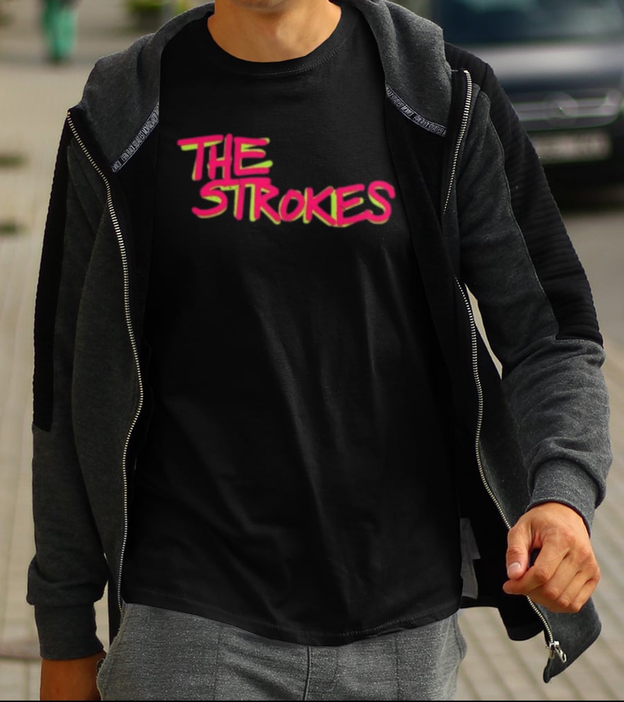The Strokes Store Neon Shadow T-Shirt
