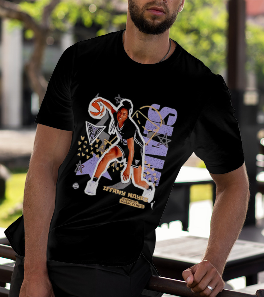 Tiffany Hayes Golden State Valkyries Basketball WNBA 15 T-Shirt