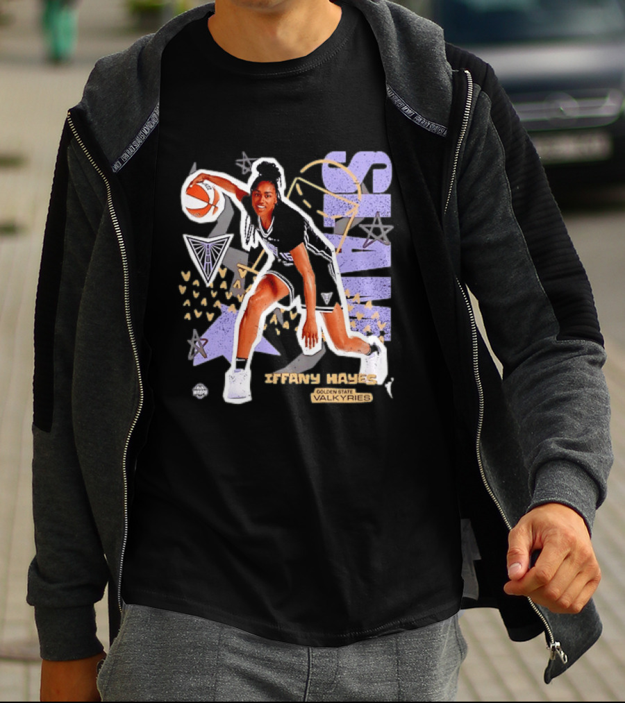 Tiffany Hayes Golden State Valkyries Basketball WNBA 15 T-Shirt