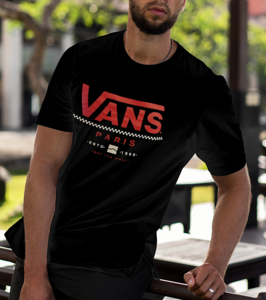 Vans Paris Estd 1966 Off The Wall T-Shirt
