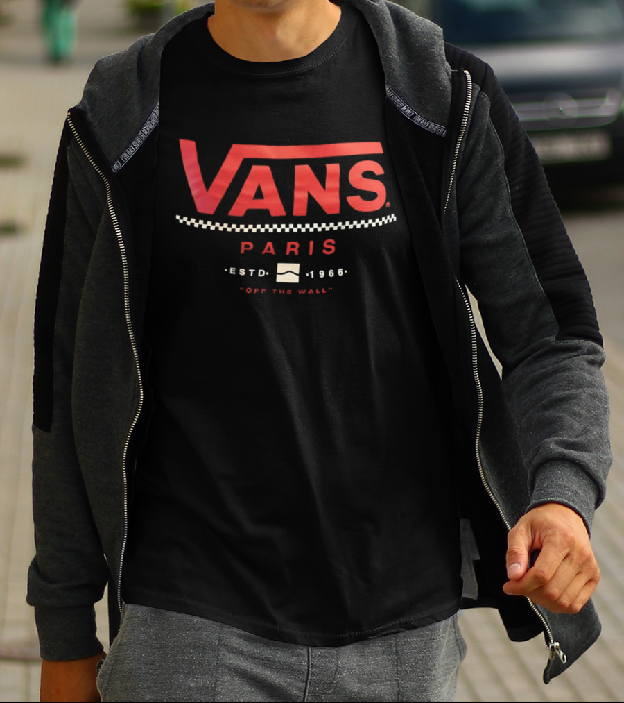 Vans Paris Estd 1966 Off The Wall T-Shirt